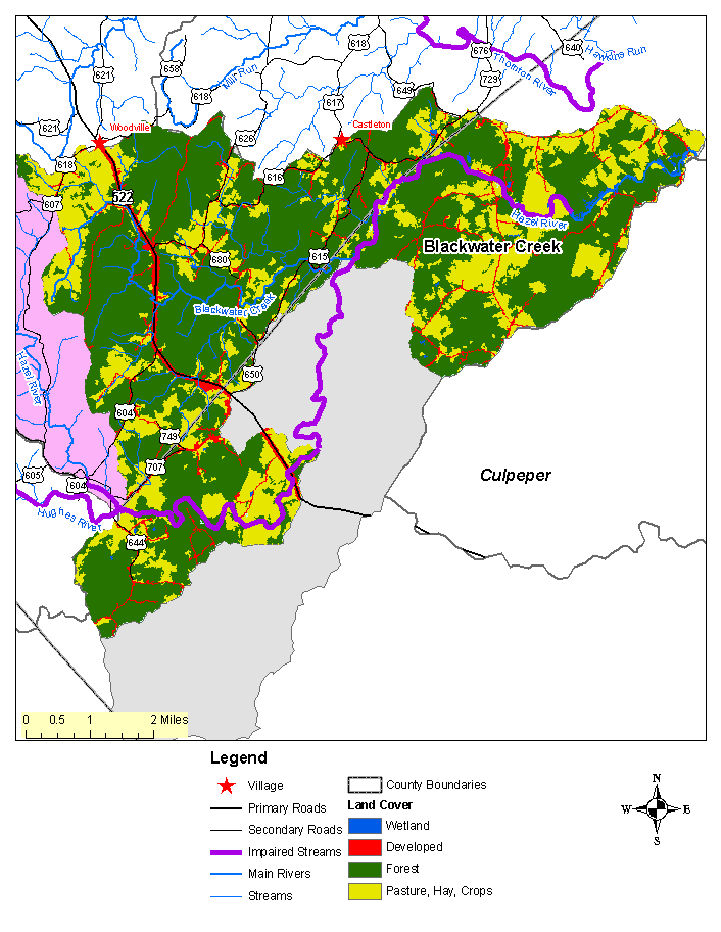 Blackwater Creek Land Cover Map